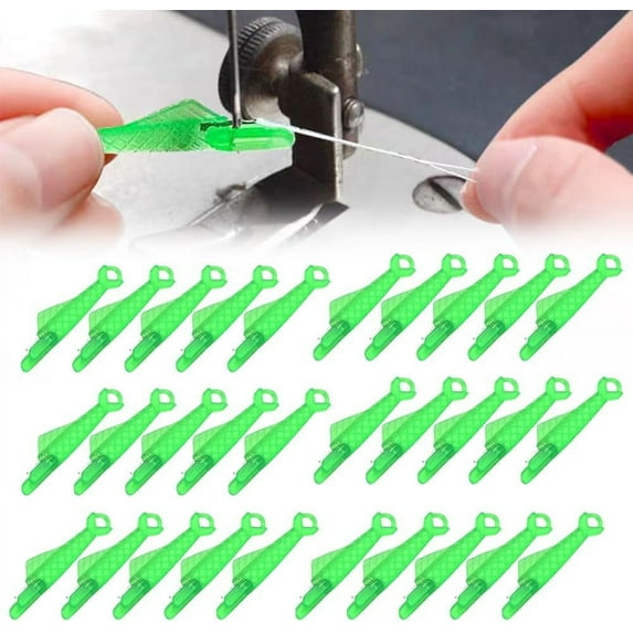 Fish Mouth Sewing Machine Needle Threader, Automatic Sewing Needle Threader Fish Type Needle Threader, Quick Sewing Machine Loop Easy Selfthread Needle Threaders Tool
