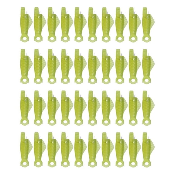 Fish Mouth Sewing Machine Needle Threader Upgraded Automatic Sewing Needle Threader,Simple Needle Threader Tool,Quick Sewing Machine Cycle Simple Needle Threader Tool(40 pcs-Yellow)