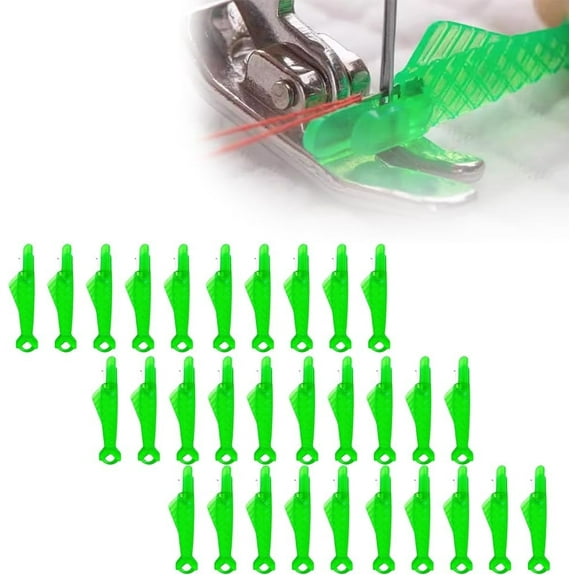 Fish Mouth Sewing Machine Needle Threader, Upgraded Automatic Sewing Needle Threader Tool, Quick Sewing Machine Loop Needle Threaders