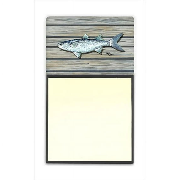 Fish Mullet Refiillable Sticky Note Holder or Postit Note Dispenser, 3 x 3 In.