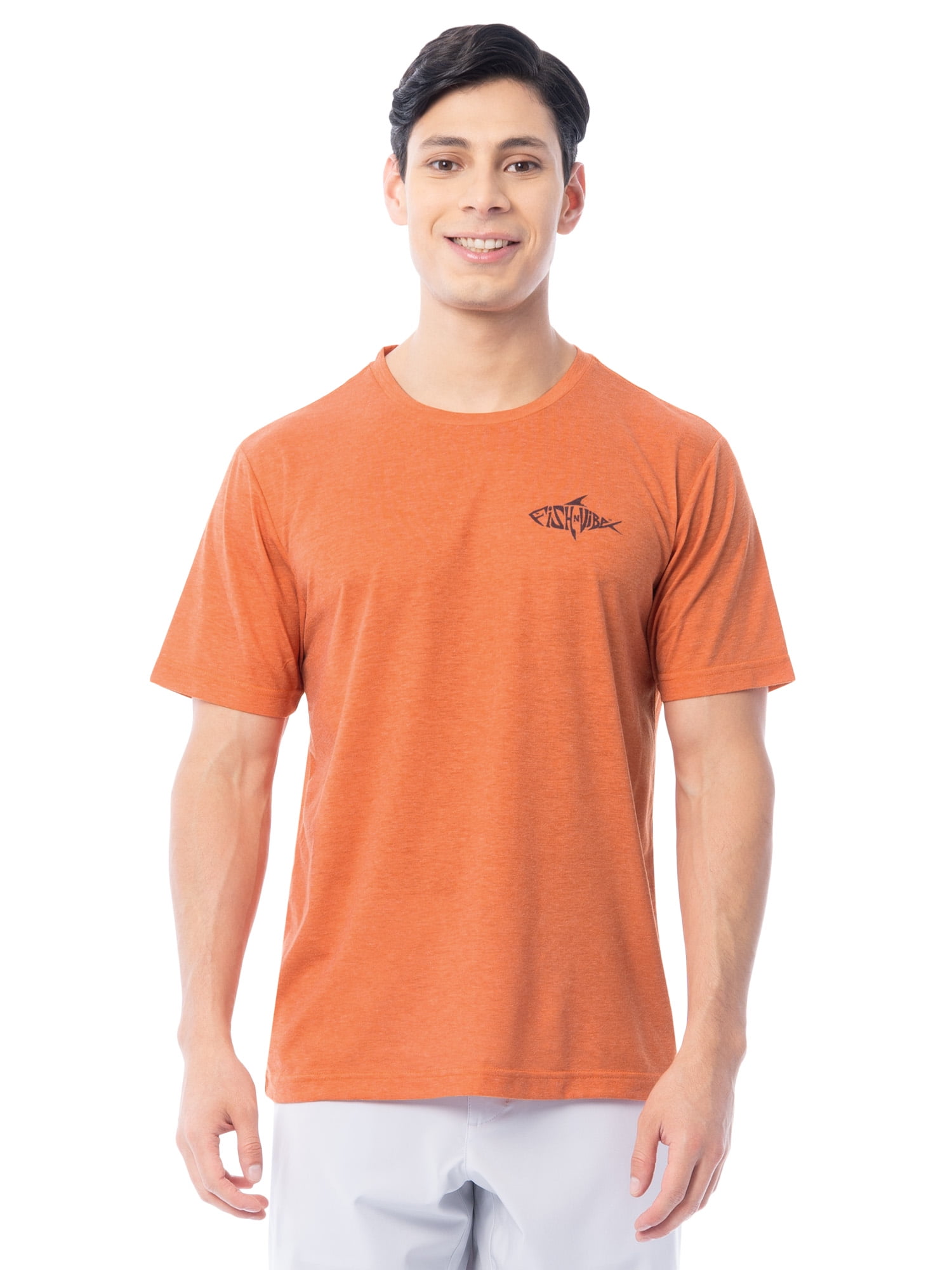 Fish N Vibe Men's Short Sleeve Fishing Performance Outdoor Graphic T-Shirt, Arabesque, 2XL