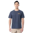 thumbnail image 1 of Fish N Vibe Men's Short Sleeve Fishing Performance Outdoor Graphic T-Shirt, Crown Blue, L, 1 of 7