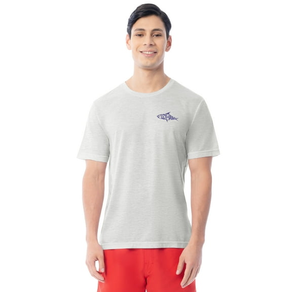 Fish N Vibe Men's Short Sleeve Fishing Performance Outdoor Graphic T-Shirt, Micro Chip Cationic, XL