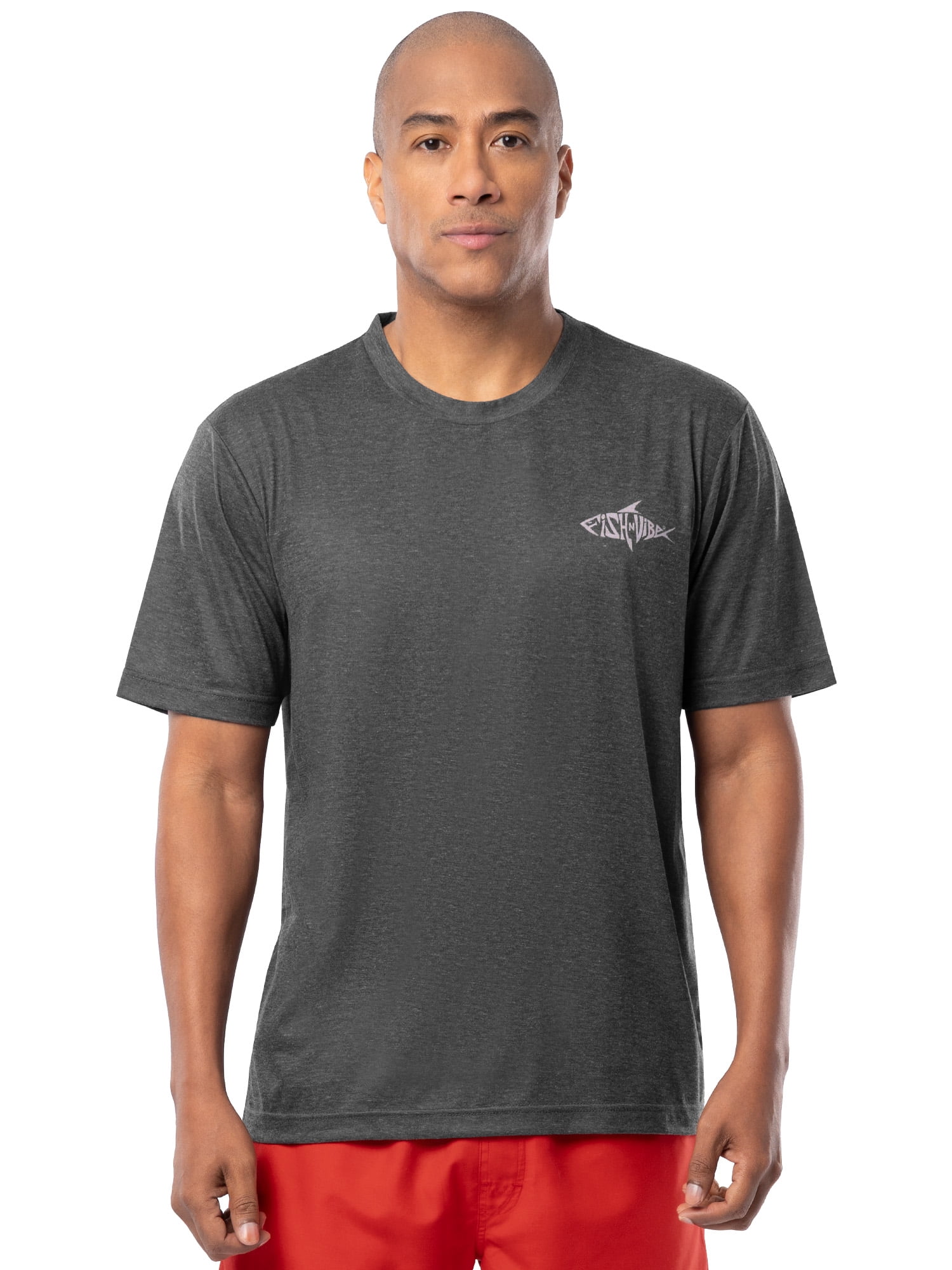 Fish N Vibe Men's Short Sleeve Fishing Performance Outdoor Graphic T-Shirt, size S-3XL