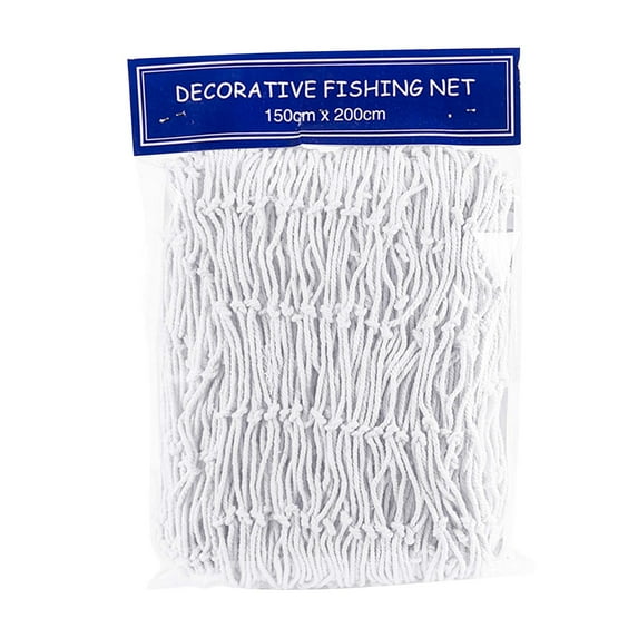 Fish Net Decorations on Sale Tanuse Fishing Net Decor Fishing Net Design Wall Hanging Party Decoration Cotton Thread 1×Decorative Mesh Pendant Clearance