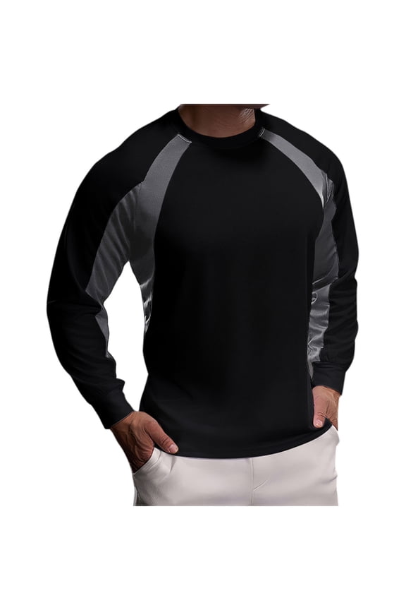 Fish Net Plain Track Gym Running Going Out Tshirts for Man Summer Fall Long Sleeve Boat Neck Bodycon Tops Shirts Man 2026 Clothes Y2K XXL