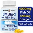 thumbnail image 1 of Fish Oil 4000mg Per Serving Softgels, Omega 3 Fish Oil Supplements,180 Softgels, 1 of 6