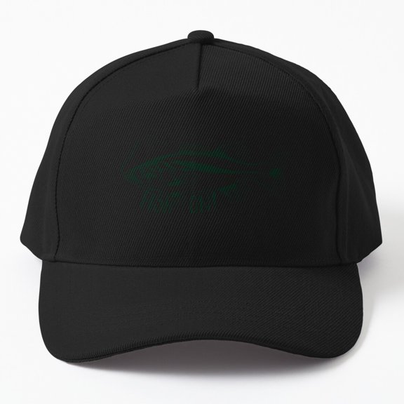 Fish On Baseball Cap, Angler Action Statement Graphic Design, Classic Everyday Hat