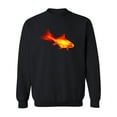 thumbnail image 1 of Fish On Fire Sweatshirt Men -Image by Shutterstock, Male 4X-Large, 1 of 4