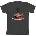 thumbnail image 1 of Fish Out of Water Youth Black Crew Neck Short Sleeve Tee-Medium, 1 of 2