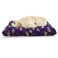 thumbnail image 1 of Fish Pet Bed, Rainbow Patterned Aquatic Creatures Silhouettes and Stripes Marine Fauna Aquarium, Chew Resistant Pad for Dogs and Cats Cushion with Removable Cover, 24" x 39", Multicolor, by Ambesonne, 1 of 4