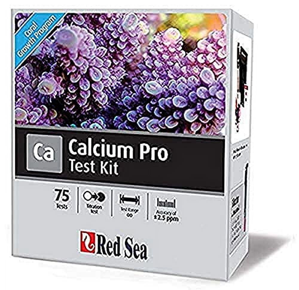 Cal Pro Testing Kit Fish Pharm ARE21405 Saltwater Calcium Pro Test Kit for Aquarium, 75 ...