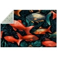 thumbnail image 1 of Fish Polyester Right-Angle Floor Mat for Comfort and Style - Durable Mat for Home and Office Use, 1 of 6