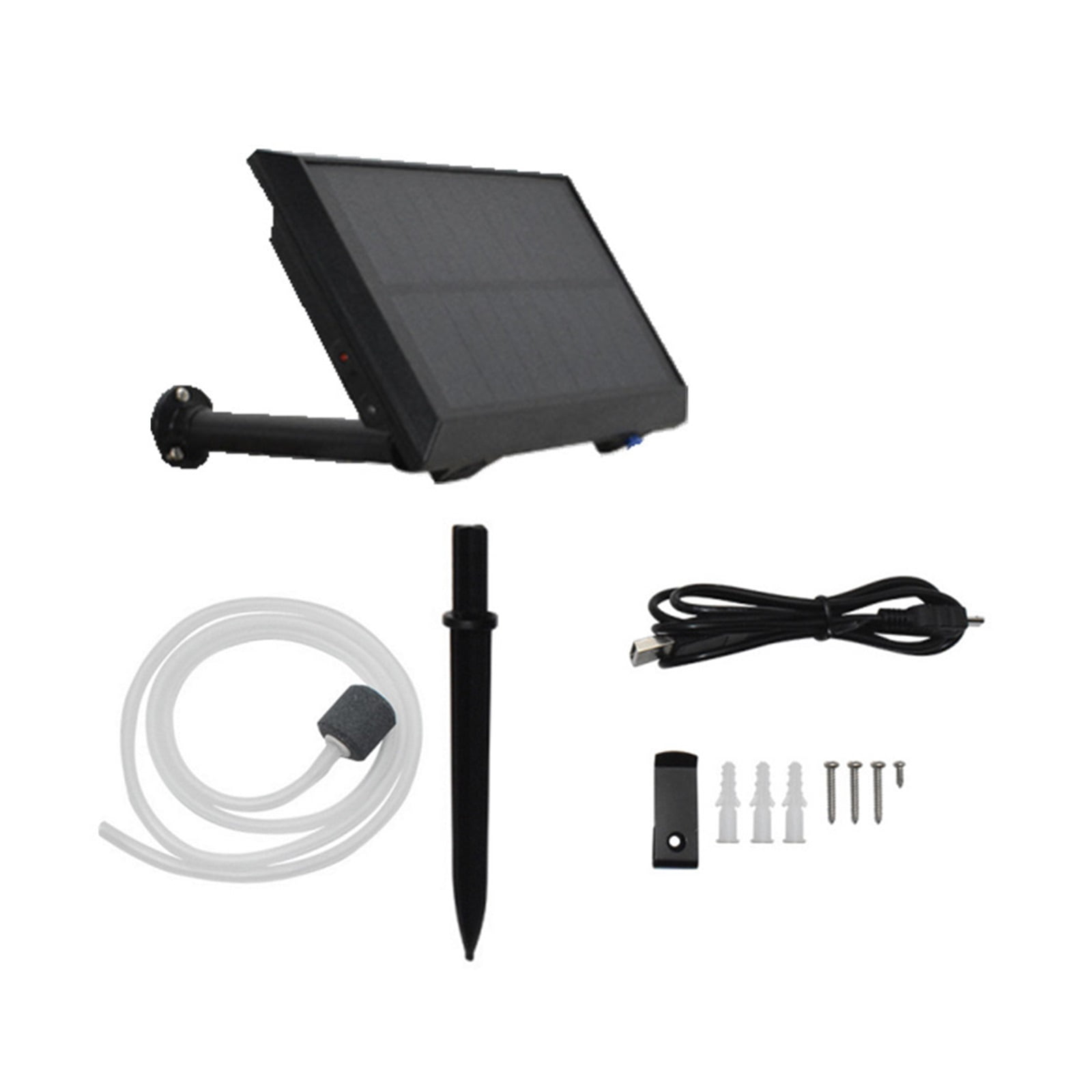 Fish Pond Solar Air Pump Ventilator Aquarium Outdoor Fishing Rotary