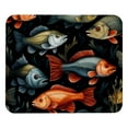 thumbnail image 1 of Fish Printed Square Desk Mat Gaming Mouse Pad with Non-Slip Rubber Bottom - 8.3x9.8 Inch Office and Gaming Mouse Pad, 1 of 6