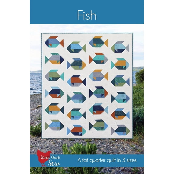 Fish Quilt Pattern by from Cluck Cluck Sew