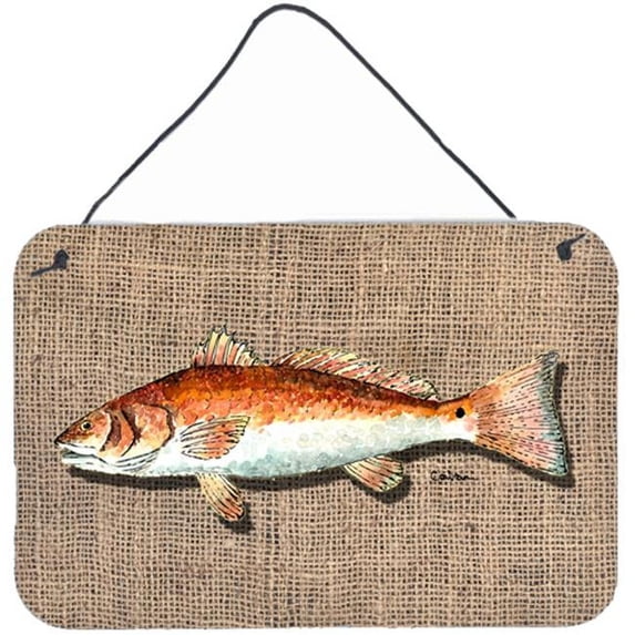 Fish Red Fish Indoor Aluminium Metal Wall Or Door Hanging Prints