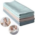 thumbnail image 1 of Fish Scale Cleaning Cloth 3PC Pink Lint Free Streak Free Towel for Glass Kitchen Table Mirror Clearance Sale, 1 of 9