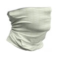 thumbnail image 1 of Fish Scale Neck Gaiter, Green Arcs of Stars, Unisex, Apple Green and White, by Ambesonne, 1 of 3
