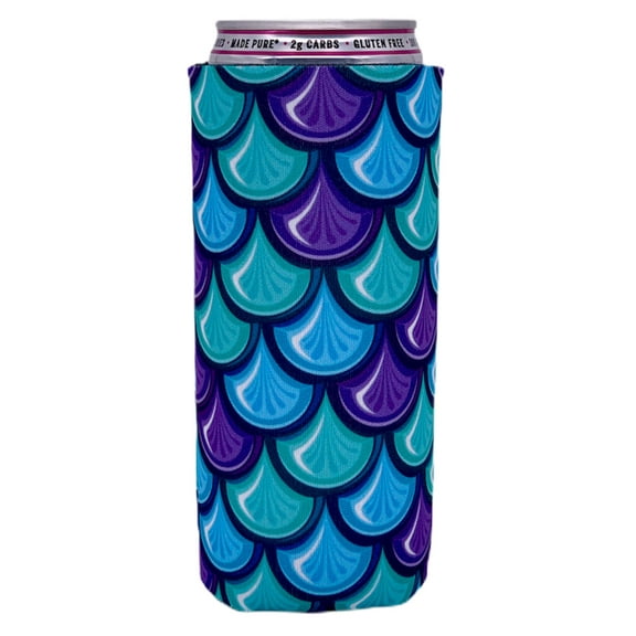 Fish Scale Pattern Slim Can Coolie