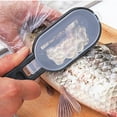 thumbnail image 1 of Fish Scale Remover Scraper Cleaner, Gaqring Stainless Steel Kitchen Tool Peeler, Efficient Fish Descaler with Hanging Hole for Kitchen Sink Wall, 1 of 3