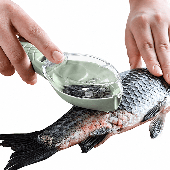 Fish Scale Remover Tool, Handheld Fish Scaler Scraper for Kitchen Use, Manual Fish Skin Scale Cleaner for Fast Fish Cleaning By PULMCheerger