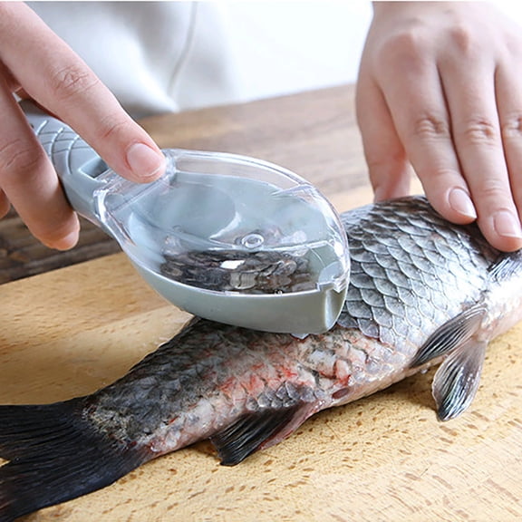 Fish Scale Remover Tool, Handheld Fish Scaler Scraper for Kitchen Use, Manual Fish Skin Scale Cleaner for Fast Fish Cleaning