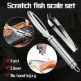 Fish Scaler Manual Stainless Steel Fish Skin Brush Scraping Fishing ...