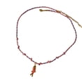 thumbnail image 1 of Fish Shape Drop Necklace Corrosions Resistant Stainless Steel Handwoven Rope Chain Adjustable Holiday Jewelry Accessory, 1 of 8