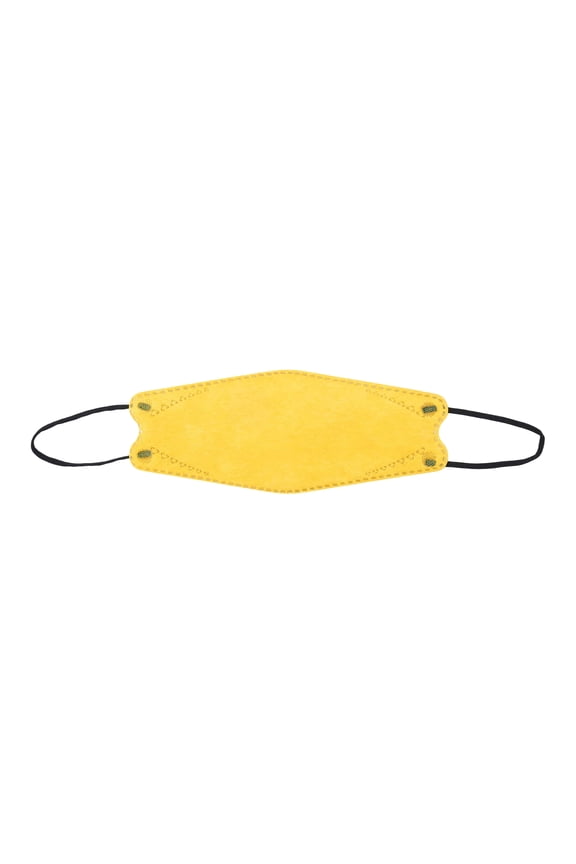 Fish Shape Kn95 Disposable Face Masks 4 Layer Safety Protection Breathable Dust Cover for Daily Use Gold and Multi Color 10 Pack