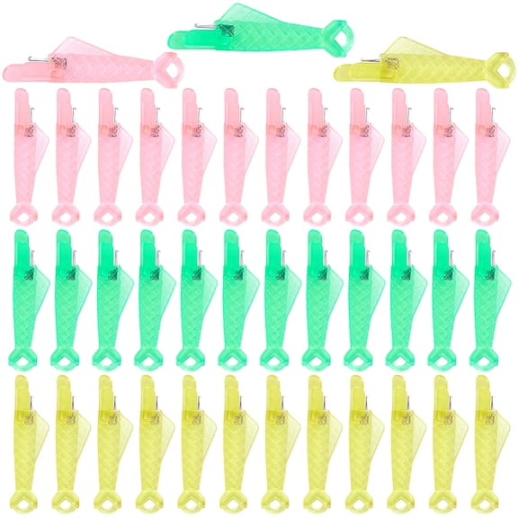 Fish Shape Sewing Machine Needle Threaders Quick Sewing Threader Needle Guide Tool Plastic Sewing Wire Loop Mixed Color 32x8x4mm diy