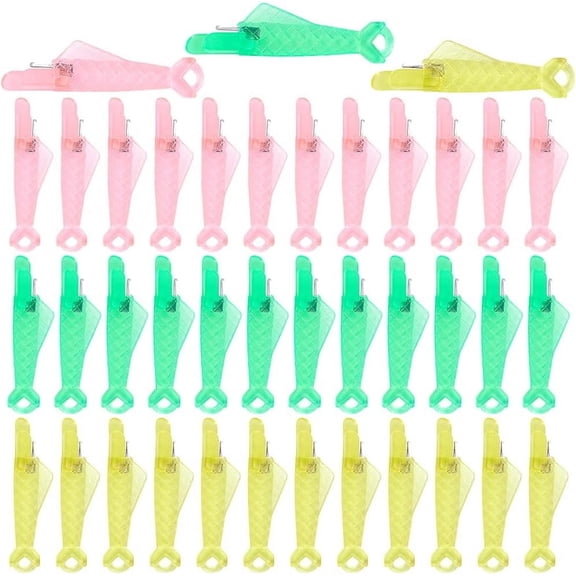Fish Shape Sewing Machine Needle Threaders Quick Sewing Threader Needle Guide Tool Plastic Sewing Wire Loop Mixed Color 32x8x4mm