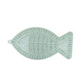 thumbnail image 1 of Fish-Shaped Cat Slow Feeder Lick Mat - Non- Pet Anxiety Relief Mat for Cats & Dogs, Fun Puzzle Feeder for Treats, Yogurt & Peanut Butter, Bathing & Grooming Aid with Suction Cups, 1 of 4