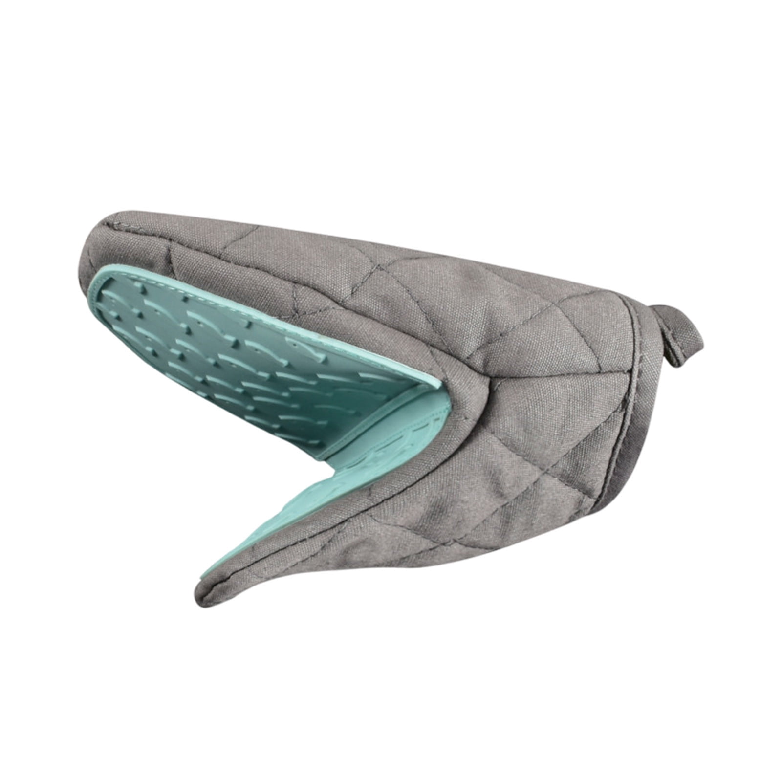 Fish Shaped Oven Mitts, Heat Resistant Silicone and Cloth Double Layer ...
