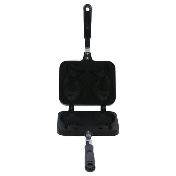 Fish,Shaped Waffle Pan, Double Sided, Heat,<span Style="background:red"></span> Handles, Perfect For Home Cooking