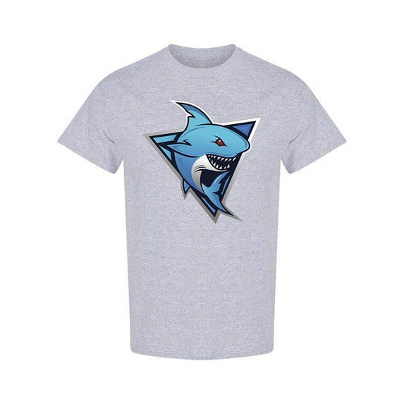 Fish Shark Sport T-Shirt Men -Image by Shutterstock, Male 3X-Large