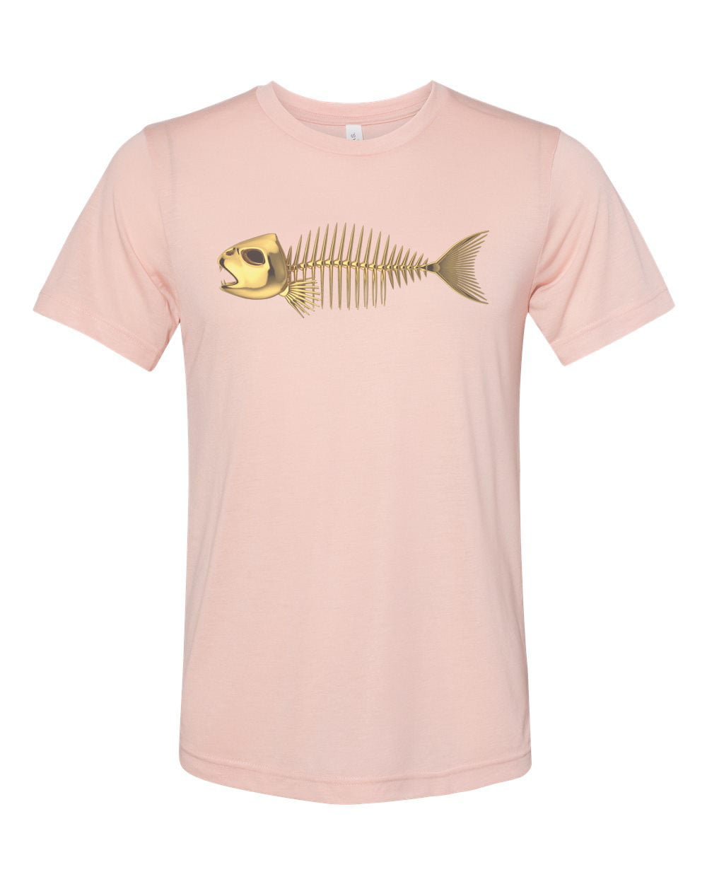 Fish Shirt, Fish Skeleton, Fish Bones, Unisex, Sublimation T, Fish