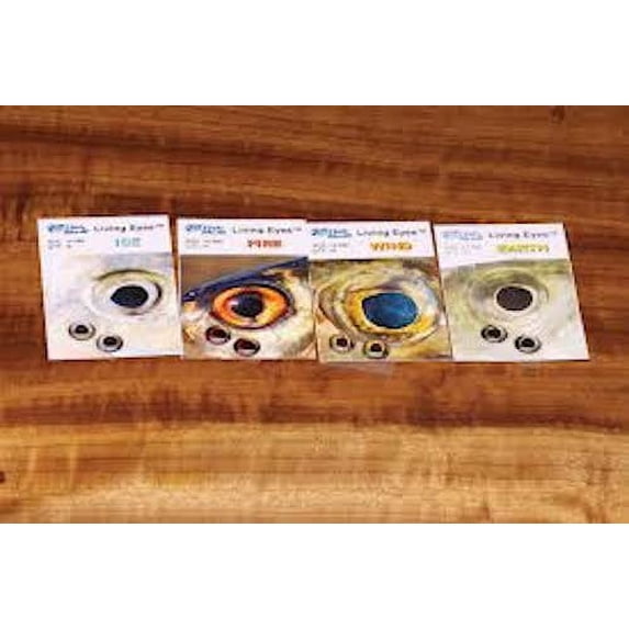 Fish Skull Living Eyes 6mm/Earth (Golden Brown)