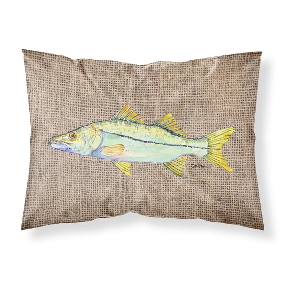 Fish - Snook Fabric Standard Pillowcase