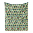 thumbnail image 1 of Fish Soft Flannel Fleece Throw Blanket, Hungry Piranhas in the Ocean Chasing Their Prey to Eat Dangerous Wildlife Animals, Cozy Plush for Indoor and Outdoor Use, 60" x 80", Multicolor, by Ambesonne, 1 of 5