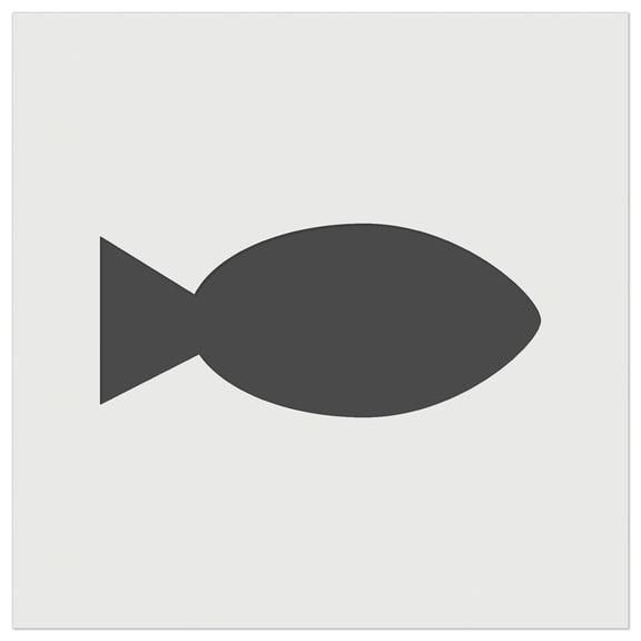 Fish Solid DIY Cookie Wall Craft Stencil - 4.5 Inch