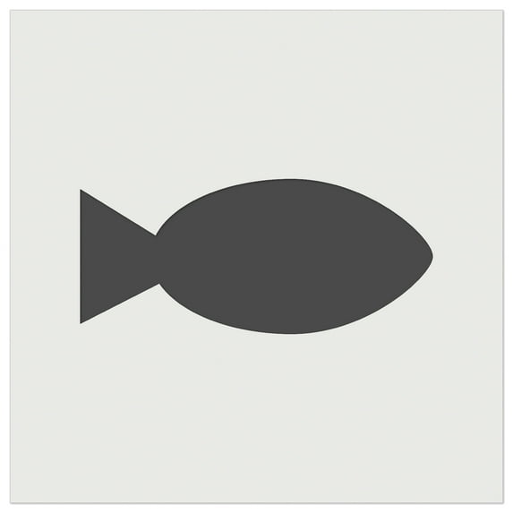 Fish Solid DIY Cookie Wall Craft Stencil - 4.5 Inch