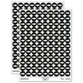 thumbnail image 1 of Fish Solid 200+ Round Stickers - Black - Matte Finish - 0.50" Size, 1 of 3