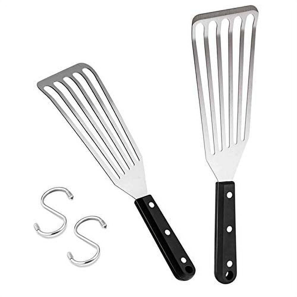 Fish Spatula, HaSteeL 2-Piece Stainless Steel Slotted Turner for