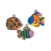 Fish Suncatchers - Craft Supplies - 12 Pieces