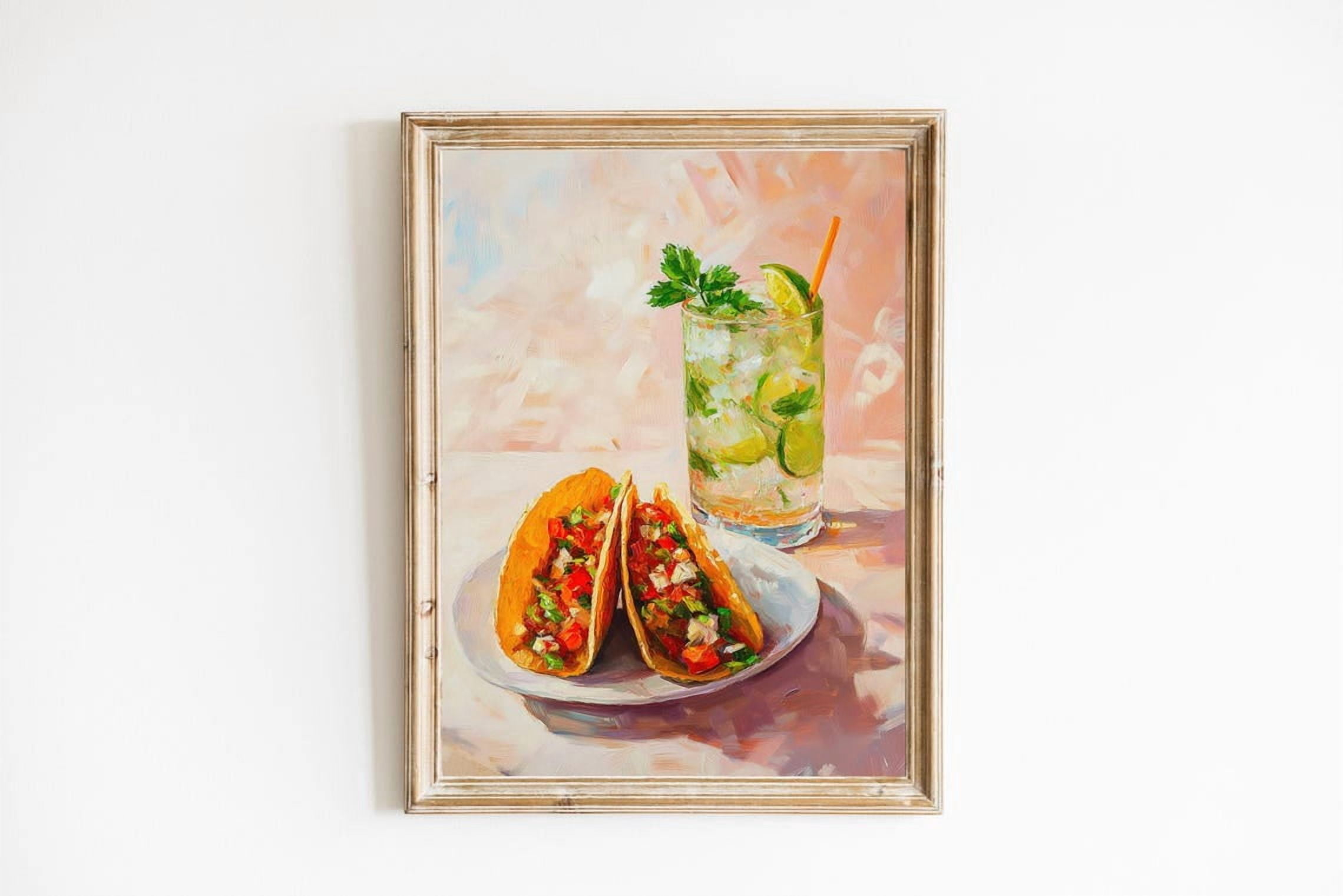 Fish Tacos And Mojito Cute Quirky Whimsical Cocktail Bar Cart Trendy ...