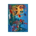 thumbnail image 1 of Fish Tales 7'8" x 10'9" Area Rug In Color Multi, 1 of 2