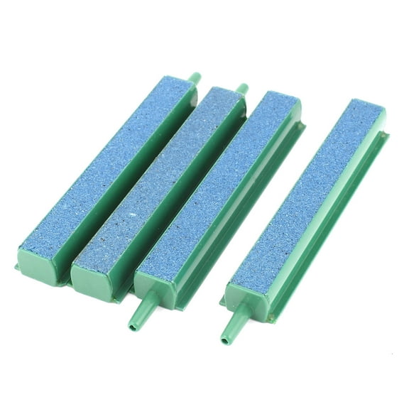 Fish Tank 4 Royal Blue Mineral Bubbles Air Stone Airstone Bar 4 Pcs