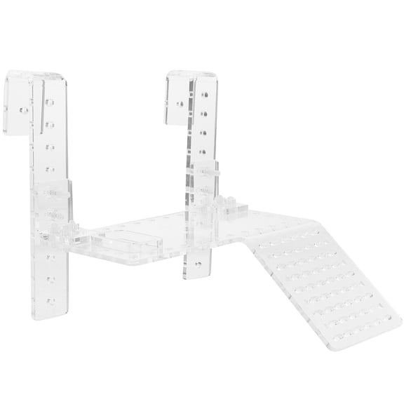Hanging Basking Platform For Turtles, Floating Tank Ladder Resting Terrace Transparent Acrylic Material For Small Aquatic Turtle Basking Platform