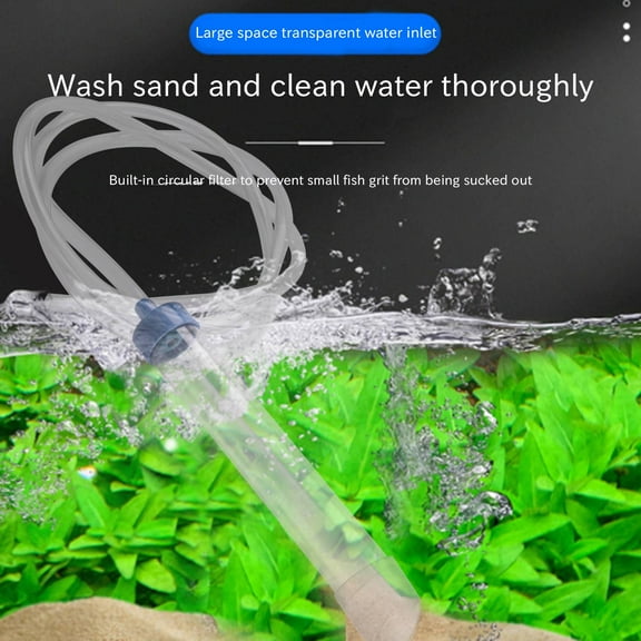 Fish Tank Aquarium Gravel Cleaner Syphon Vacuum Water Changer